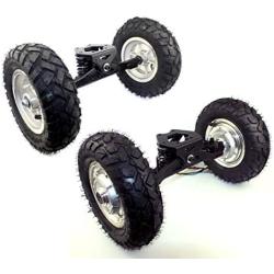 L-faster 36V Mountain Skateboard Hub Motor Truck Off Road Skateboard Hub Motor Wheel with 9x3.50-5 Tire