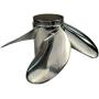 ARKDOZA 4 Blade Propeller 11 5/8x12 for Yamaha Outboard Stainless Steel Propeller 25-60HP RH 13 Tooth SS Prop