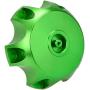 HIAORS CNC Aluminum Gas Fuel Tank Cover Cap with Breather Valve For 50cc 70cc 90cc 110cc 125cc 140cc 150cc 160cc Coolster SSR Pit Dirt Motor Bike Green