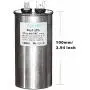 TISKYSE 35 uf 370V 440V AC CBB65 Motor and Fan Starting Round Capacitor 35 MFD 10000AFC
