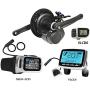 Pswpower 36V 250W/ 350W/ 500W TSDZ2 Electric Bicycle Central Mid Motor with Torque Sensor and VLCD5/ XH-18 LCD Display (Ships from Germany)(AD)