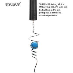 UOUDIO Gazing Ball Spiral Tail Wind Spinner Motor Stabilizer，Stress Ball Indoor Outdoor Decoration Motor Drive Hanging Swivel Hook 11