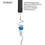 UOUDIO Gazing Ball Spiral Tail Wind Spinner Motor Stabilizer，Stress Ball Indoor Outdoor Decoration Motor Drive Hanging Swivel Hook 11