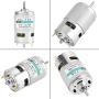 XD-775 12V Brush Dc Motor High Speed High Torque Low Noise Double Ball Bearing Metal Gears Motor(12V10000 RPM)