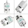 XD-775 12V Brush Dc Motor High Speed High Torque Low Noise Double Ball Bearing Metal Gears Motor(12V10000 RPM)
