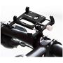 DS. DISTINCTIVE STYLE Aluminum Universal Bike Phone Mount for 31.8 mm Handlebar 360 Degree Rotatable Motorcycle Phone Holder Adjustable Cycling Phone Mount - Black
