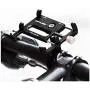DS. DISTINCTIVE STYLE Aluminum Universal Bike Phone Mount for 31.8 mm Handlebar 360 Degree Rotatable Motorcycle Phone Holder Adjustable Cycling Phone Mount - Black