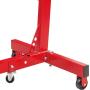 BIG RED AT37912 Torin Steel Rotating Engine Stand with 360 Degree Rotating Head and Folding Frame: 3/4 Ton (1,500 lb) Capacity, Red