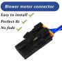 GM 15-75221 Blower Motor Wiring Harness, 15887352 Silverado Fan GM AC Harness Blower Motor Connector Compatible with 2007-2013 Chevy Silverado Tahoe Suburban 1500 2500 3500 Avalanche, GMC Sierra Yukon