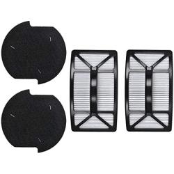 KEEPOW Filter Replacement Kit Compatible with Bissell Powerlifter PowerTrak Pet Vacuum, 2 Pre Motor Filters 1604127 and 2 Post Motor Pleated Filters 1604130