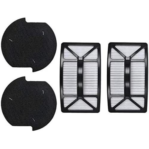 KEEPOW Filter Replacement Kit Compatible with Bissell Powerlifter PowerTrak Pet Vacuum, 2 Pre Motor Filters 1604127 and 2 Post Motor Pleated Filters 1604130