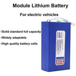 Grideto 36V Ebike Lithium Battery Pack, 18650 Lithium Battery Pack,Built-in BMS,for Ebike Airplane Models Power Tools Electric Motorcycles Scooter 500W 350W 250W 200W Motor,36V 18Ah
