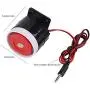 1 Pcs 120dB DC 12V Electronic Wired Alarm, Wired Continuous Sound Electronic Alarm Buzzer Sound Alarm System Warning Horn for Home Security