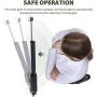 CO-Z Gate Opener with Remotes, Automatic Single Arm Gate Motor, 30W Swing Gate Linear Actuator, Electric Auto Close Garage Fence Driveway One Gate Operator, Complete Hardware Kit for 310lb Doors