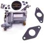 SouthMarine Boat Engine 66M-14301-12 Carburetor Assy and 66M-13646-00 Gaskets (2 pcs) for Yamaha 4-Stroke 15hp F15 Electric Start Outboard Motor