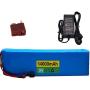 Wnicek 36V 14AH Electric Bike Battery Rechargeable Li-Ion Battery Pack for Motors up to 350W with 42V Charger Ebike Lithium Battery Built-in 20A BMS