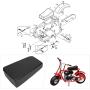 YOXUFA Seat for Coleman CT100U Trail 100cc 3.0HP Powersports Mini Bike Motor Black Parts