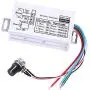 Stayhome 1pcs 9V 12V 24V 36V 48V 60VDC 20A PWM DC Motor Speed Controller Stepless Variable Speed Regulator with Metal Shell
