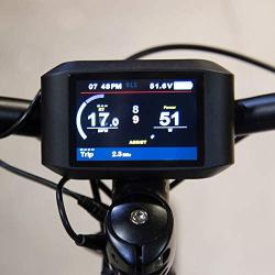 Forbestcy Ebike LCD Display Control Unit Replacement 500C P850C 860C 750C-ble DPC18 Backup 5 Pin Female Plug for Bafang BBS01 BBS02 BBSHD Motor Kit(Com.Protocol UART)
