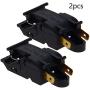 Fielect Electric Kettle Thermostat, Temperature Control Switch for Kettle,Black 220V 13A 2pcs