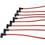 A-Team Performance - 8.0mm Red Silicone Spark Plug Wires - Compatible with Chevrolet SBC Small Block GMC Under the Exhaust Wires HEI 283 305 307 327 350 400