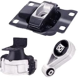 Engine Motor Mount Set -Compatible with Fits for 2005 2006 2007 Ford Focus 2.0L 2.3L,A3103 A2986 A2939