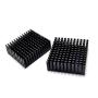 Antrader 6pcs Aluminum Chipset Heat Radiator Cooling Fin Heatsink 40mm x 40mm x 11mm Black