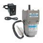 Bemonoc 15 Watts AC 110V 50/60HZ Gear Reducer Mask Machine Motor 35RPM Shaft Diameter 10mm & AC Speed Controller Kits Speed Adjustable CW CCW for Petrochemical