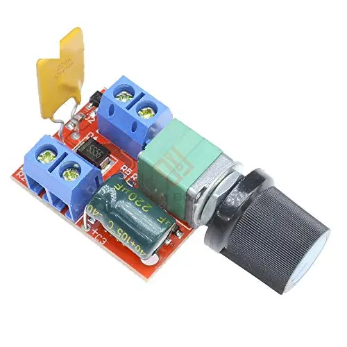 5A Mini DC Motor PWM Speed Controller 3V-35V Speed Regulator Control Switch LED Dimmer DC 5V 12V 24V