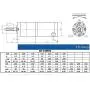 10-600 RPM Adjustable Motor DC12/24V Planetary DC Gear Motor 47.75kg.cm (12V, 100 RPM)