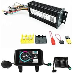 CONHIS MOTOR Ebike 36V 48V 52V 1200W-2000W 45A 3-Mode Sine Wave Motor and Speed Controller with Colorful LCD Display Electric Bicycle Brushless Controller