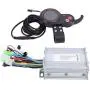 Alomejor 2 in 1 Brushless Controller Electric Scooter Controller LH100 60V E‑Bike Motor Controller with LCD Thumb Shifter E‑Bike Speed Driver for 450W/500W/1000W