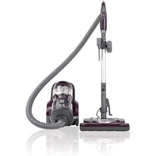 Kenmore Friendly Lightweight Bagless Compact Canister Vacuum with Pet Powermate, HEPA, Extended Telescoping Wand, Retractable Cord and 2 Cleaning Tools, Motor Power, Purple