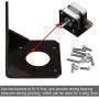 Stepper Motor Mounting Bracket, 6pcs Steel Motor Mounting Nema17 Bracket, with Mounting Screws