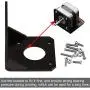 Stepper Motor Mounting Bracket, 6pcs Steel Motor Mounting Nema17 Bracket, with Mounting Screws
