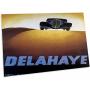 3dRose Vintage Delahaye Motor Car Advertising Poster - Desk Pad Place Mats (dpd-129966-1)