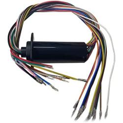 Vitaciti Slip Ring Collector Ring Rotary Electrical Slip Ring Electrical Contact Joint Rotary Connector Capsule for Wind Turbine Power Generator (12 Wires 10A Diameter 30mm)