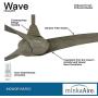 Minka-Aire F843-DRF Wave 52