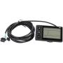 Electric Motor Controller, 24V-48V Waterproof LCD Display Panel Brushless Controller Kit for Electric Bicycle Scooter