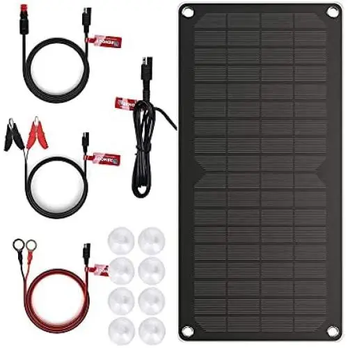 Chargeur Portable Solaire Renogy 10 Watts avec Batterie, Solution de Remplacement pour Voiture, Bateau, Moto, Camion Chargeur Portable Solaire Renogy 10 Watts avec Batterie, Solution de Remplacement pour Voiture, Bateau, Moto, Camion