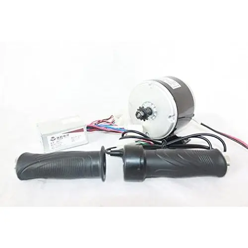 L-faster 24V 250W Electric Brushed DC Motor Electric DIY 250W Motor Kit E-Bike Engine High Speed Motor with 11 Tooth Sprocket