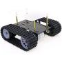 Professional Smart Tank Car Chassis with Double Layers, Tracked Crawler Remote Control Platform with Dual DC Motor Acrylic Plate for Arduino / Raspberry pi, DIY STEAM Science Project AI ROS