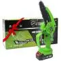 MUTBERG 6-Inch Cordless Chainsaw Set, Upgraded Brushless Motor, 21V, 2000mAh x 2 Batteries, JYCH0601