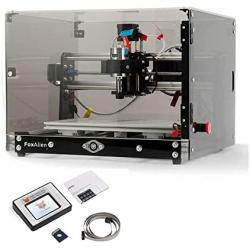 3018-SE V2 CNC Router Machine with Transparent Black Enclosure + Touchscreen Offline Controller