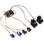 Servo Driver HAT for Raspberry Pi/Jetson Nano 16-Channel 2-bit I2C Interface PCA9685 Driver Supports Servo Such as SG90, MG90S, MG996R, etc