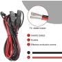 PAEKQ 16AWG SAE Extension Cable 10FT Solar Extension Cable Quick Disconnect Wire Harness 16 Gauge SAE to SAE Heavy Duty Extension Cable forAutomotive Marine Motorcycle Cars RV(10Feet)
