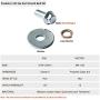 FDJ Centrifugal Clutch 3/4 10 Tooth 212cc Predator Engine Go Kart Clutch with Bolt and Washer Kit