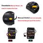T Tocas 60 Amp Thermal Circuit Breaker with Switch Manual Reset for Boat Marine RV Yacht Battery Truck Solar, 12V - 48V DC, Waterproof (60A)