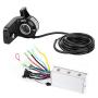 Brushless Controller LCD Display, 36V 350W Motor Controller Waterproof Panel Electric Bicycle Scooter Brushless Controller Kit, E-Bike Brushless Motor Controller