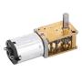 DC Brush 6V Mini Gear Motor, Micro Turbo Worm Geared Motor 1218GE‑N20 Reduction Geared Motor(DC 6V 70RPM)